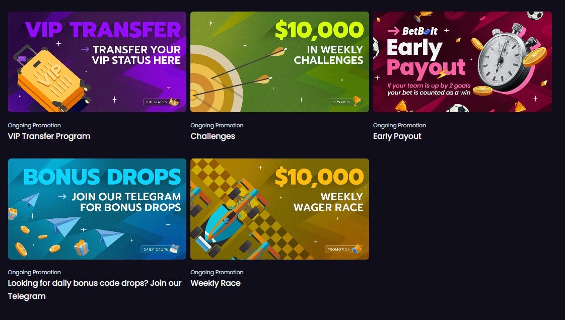 BetBolt Promotions